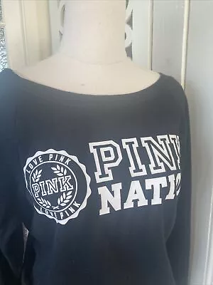 Cute Pink Brand (Victorias Secret) Wide Neck Sweat Shirt Size XS • $12.50