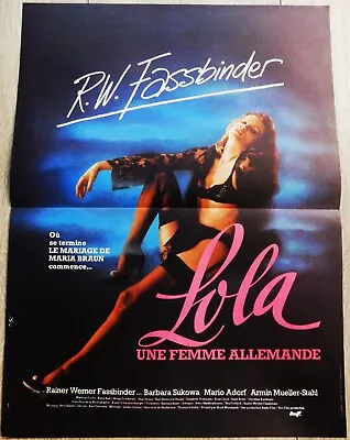 Lola French Movie Poster Original 15 23 1981 Rainer Werner Fassbinder • $49