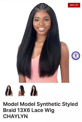 Model Model Synthetic Style Braid 13x6 Lace Wig • $39.99