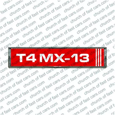 Chrome Badge #7048 To Suit T-4 Mx-13 Kenworth Truck Dash Or Interior  • $37