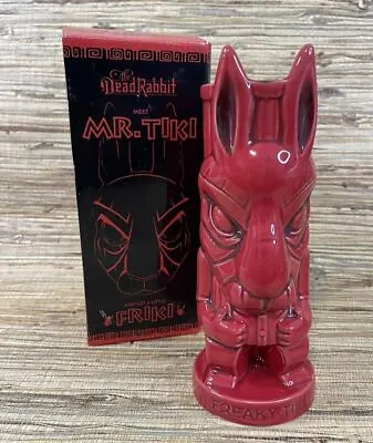 The Dead Rabbit Tiki Mug Meet Mr. Tiki And Get A Little Friki NYC Irish Pub • $164.99