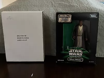 Mace Windu Star Wars Episode 1 Sneak Preview Action Figure 1998 NIB • $10