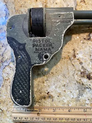 Pistol Packin Mama Vintage Wooden Toy Gun  • $40