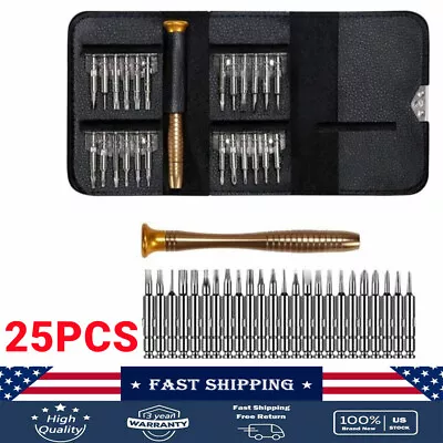 25in1 Mini Small Repair Precision Screwdriver Torx Tool Set Watch Phones Fix Kit • $4.62