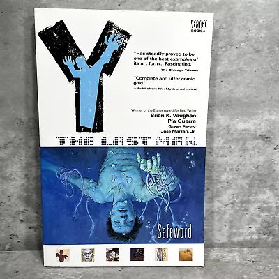 Y : THE LAST MAN Safeword Vertigo Book 4 By Brian K. Vaughan 2004 • $9.98