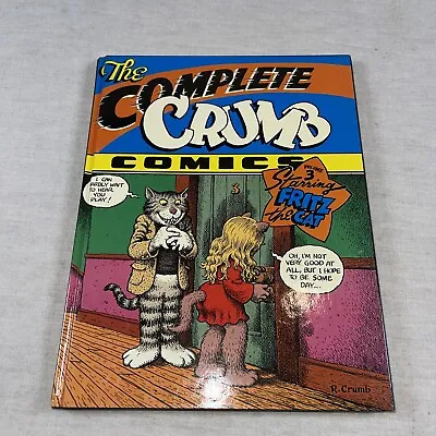 R Crumb Robert Complete Crumb Volume 3  Fritz The Cat 1st Ed 1988 Signed • $275
