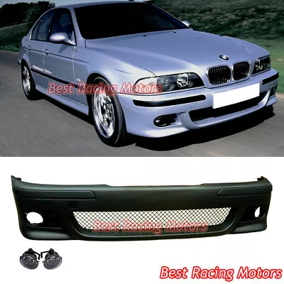 For 1997-2003 BMW E39 5-Series M5 Style Front Bumper Cover W/ Glass Foglights • $469.99