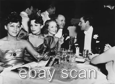 Errol Flynn Marlene Dietrich Friends At Dinner   8x10 Photo 139 • $14.99