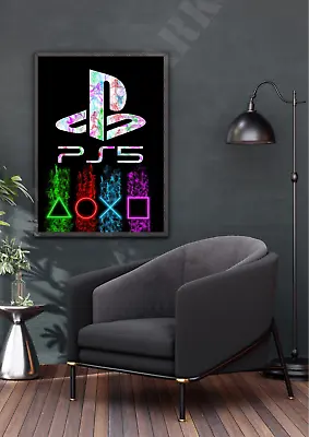 Gamer Playstation Print Wall Art Poster Bedroom Decor Games Room A4 • £5.99