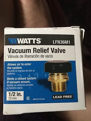 Vacuum Relief Valve • $60