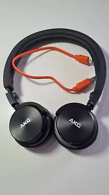 AKG Y45BT Black Mini On-Ear Wireless Bluetooth Headphone With NFC- PARTS ONLY • $44.99