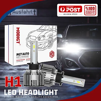 H1 For Holden Colorado 2012–2019 Headlight Globes Kit LED- High Low Beam 6000K • $29.99