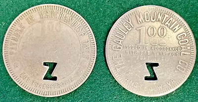 $9.99 • Buy Gauley Mountain Coal Company Ansted, W. VA. $1 Scrip Token, Act Of 1927 / Used