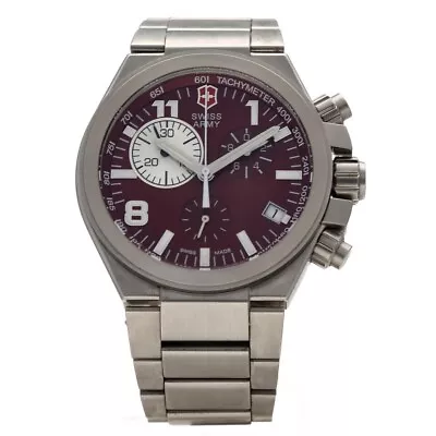 Victorinox Swiss Army 241160 Chronograph 41 Mm Steel Swiss Quartz Men's Watch • $199