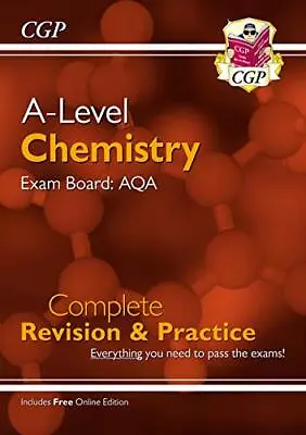 A-Level Chemistry: AQA Year 1 & 2 Complete Revision & Practice W... By CGP Books • £10.99