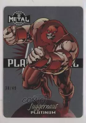 2020 Upper Deck Marvel X-Men Metal Universe Planet Platinum 38/49 Juggernaut X9h • $78.17