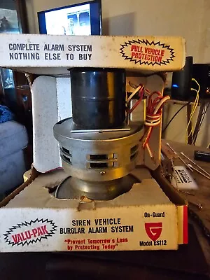 VTG NOS ONGUARD 12v SIREN VEHICLE BURGLAR ALARM SYSTEM • $250