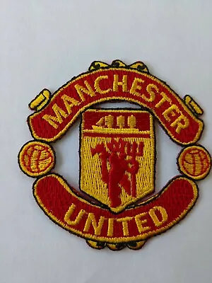 Manchester United Futbol Club Soccer Embroidery Iron On Patch Size 2. X2.5   • $8