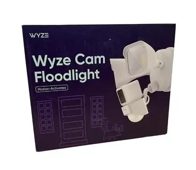 Wyze Cam Floodlight 1080p HD IP65 Outdoor Smart Surveillance Camera • $56.99