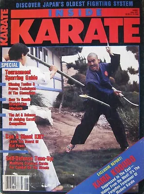 6/87 Inside Karate Magazine Toshishiro Obata Black Belt Kung Fu Martial Arts • $14.99