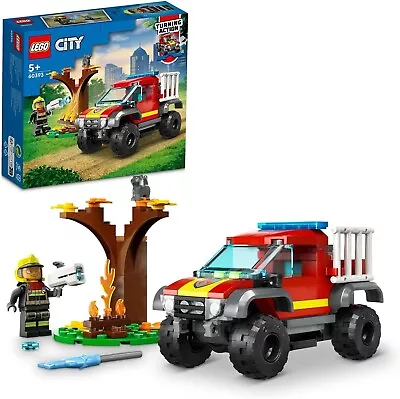 LEGO City 4x4 Fire Engine Rescue 60393 Building Toy Set Fun Toy • $26