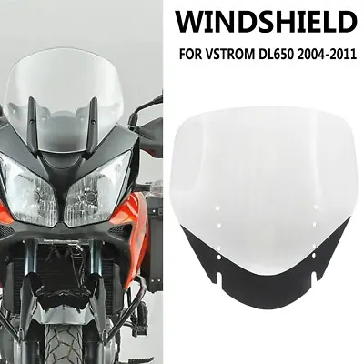 Front Windscreen Windshield Wind Deflector For Suzuki V-strom DL 650 2004-2011 • $57.99