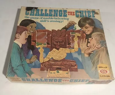 VINTAGE 1973 Challenge The Chief By Ideal Marble Balancing Strategy Game • $4.99