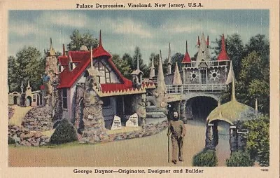 Postcard Palace Depression Vineland NJ George Daynor Builder • $16.03