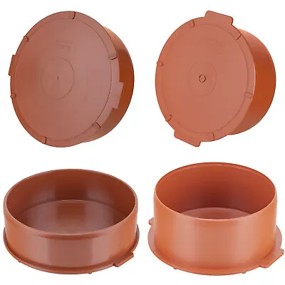 Socket Plug 110mm 160mm 200mm 250mm 315mm Underground Drainage Pipe Cap Blank • £18.29