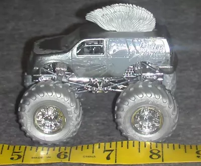 1/64 Hot Wheels Monster Jam Silver Collection Mohawk Warrior 25th Anniversary • $9.95