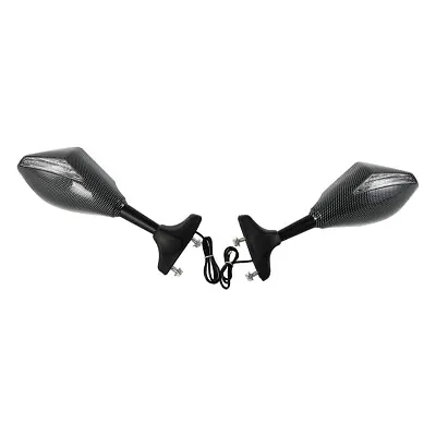 Rearview Mirrors LED Turn Signals For Yamaha YZF R6 1999-2012 YZF R6S 2006-2009 • $23.99