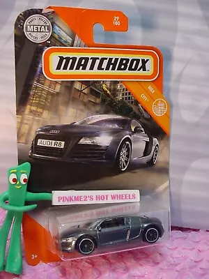 2020 Matchbox AUDI R8 #29☆metallic Dark Gray☆MBX CITY☆ Case U • $3.88