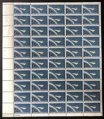 US Stamp 1962 Scott #1193 Mint Sheet Project Mercury 4c X 50 Stamps MNH OG • $8.99