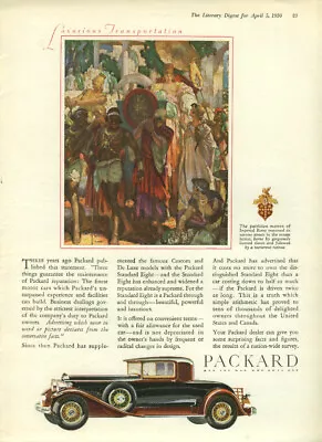 Three Things Guarantee Maintenance Of Reputation Packard Coupe Ad 1930 LD • $9.99