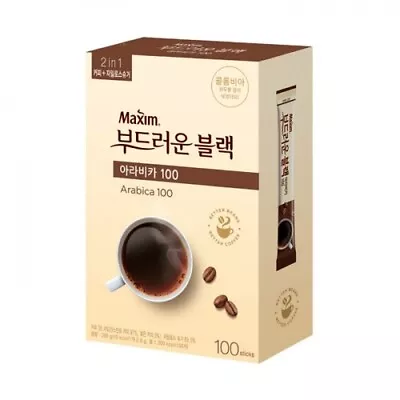 Maxim Korean Arabica 100 Smooth Black Coffee Mix Drink 맥심 아라비카부드러운블랙 Sugar 2in1 • $55.99