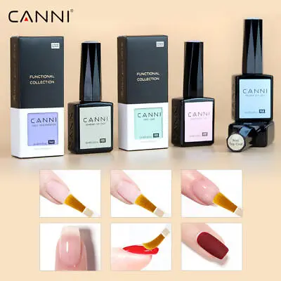 Nail Gel No Wipe Top Coat Base Primer Polish CANNI® UV LED 9ml Hema Free UK • £4.99