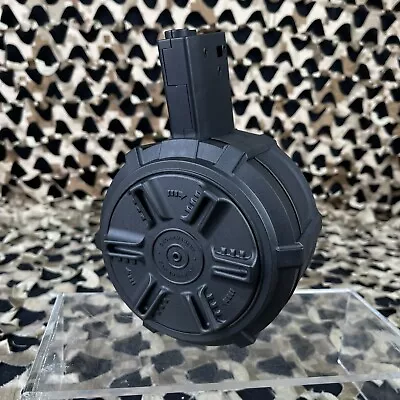 NEW G&G Armament M4/M16 Auto Wind 2300 Round Drum Magazine W/ Battery (G-08-170) • $105