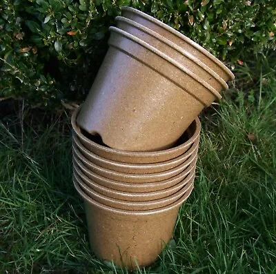 10 - 1litre Vipot Plant Pots (Biodegradable) • £9.99