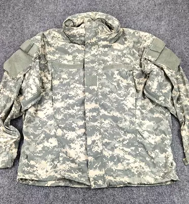 Military Soft Shell Cold Weather Jacket Medium Regular Multicam Hooded Camo • $78.88