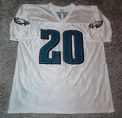 Vintage Philadelphia Eagles Jersey Brian Dawkins NFL White Mens XL Football  • $39.99