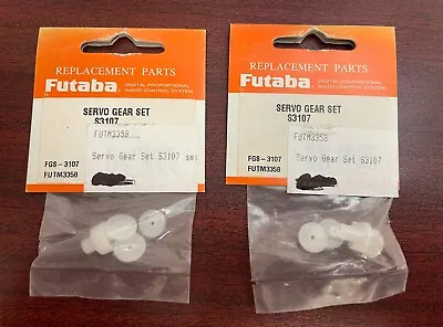 Futaba FUTM3358 - Servo Gear Set - S3107 - LOT OF 2!! - New In Bags!! • $14.54