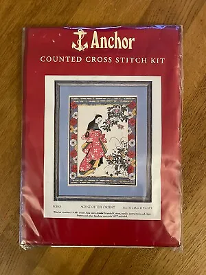 ANCHOR Scent Of The Orient Lady Cross Stitch Kit 13x10 - PCE805 • £9.95