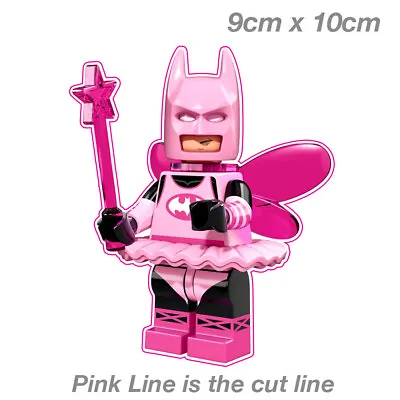 Fairy Batman Lego Funny Laptop  Car  Vinyl  Sticker  • $6.80