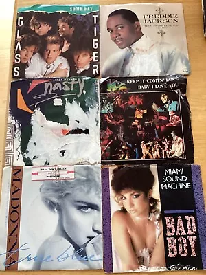 45 RPM's With Sleeves - $2 EACH - 36 To Choose From - Madonna Others • $2