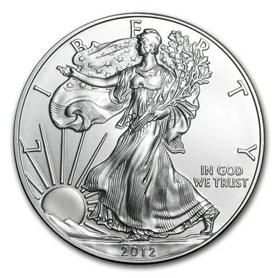 1 Troy Oz 999 Fine Silver 2012 American Eagle Walking Liberty Bullion Coin • $68.95