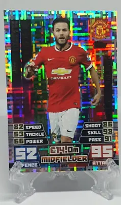Juan Mata Man Of The Match Card Match Attax 2014 2015  #382 Manchester United • £3.25