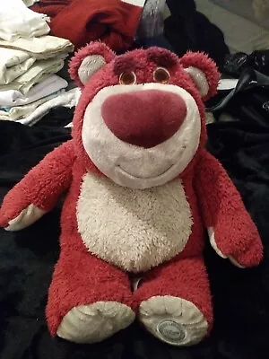 Disney Toy Story  Lotso Huggin  Bear Strawberry-Scented Soft Plush Toy 14  Tall • £5.50