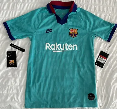 Nike 2019-20 FC Barcelona Youth Large Third Soccer Jersey AT2632-310  $75 NWT • $34.99