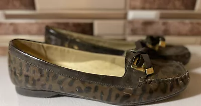 Ellen Tracy Women's Leopard Print Leather Loafer/Slip On Shoes 8.5M • $10.75
