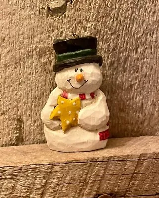 Eddie Walker * Midwest Of Cannon Falls * Snowman With Star Ornament • $15